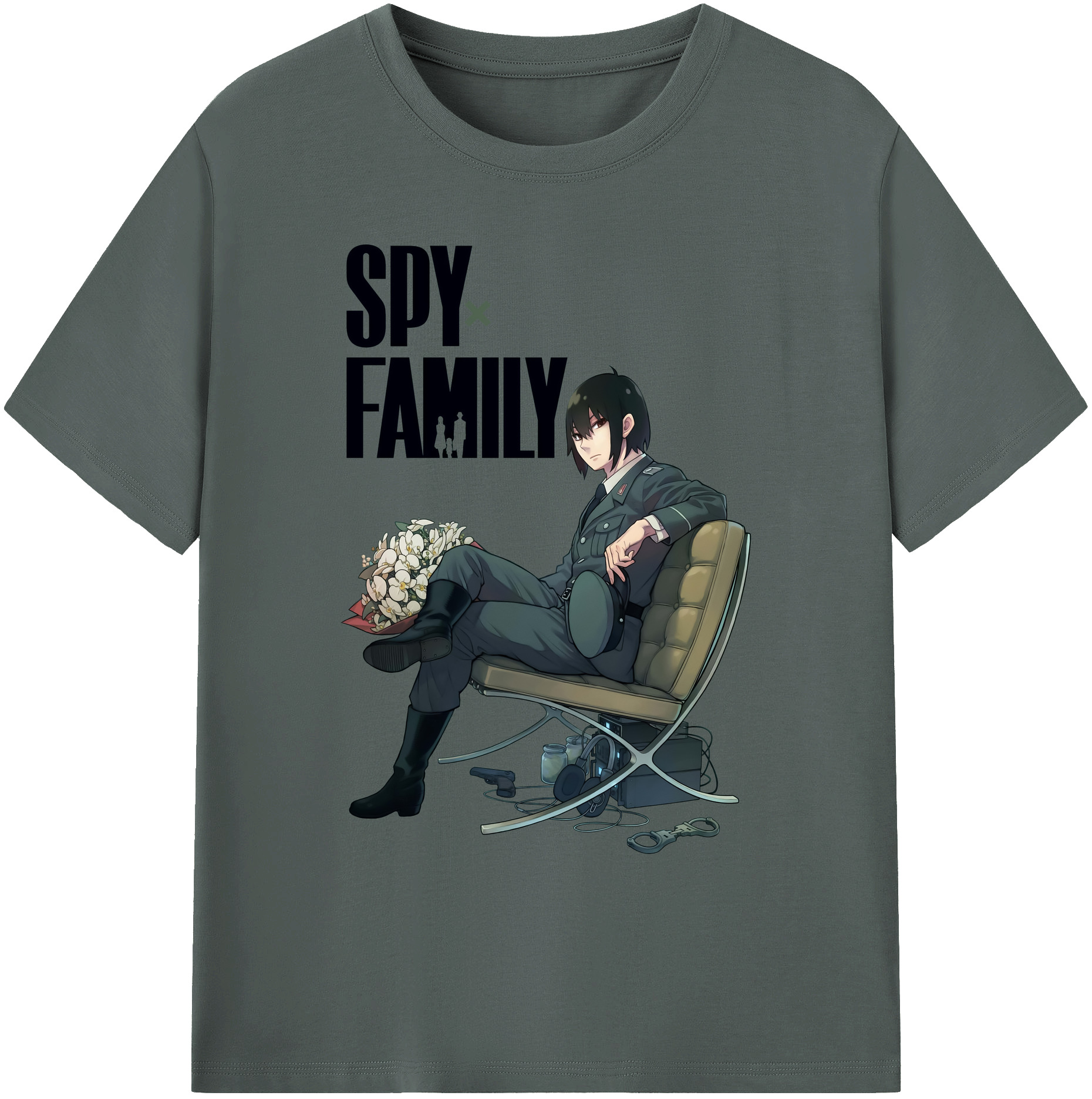 （画像用） SPY×FAMILY间谍家家酒 綿100％ メンズ半袖Tシャツ｜肌触りやわらか＆通気性